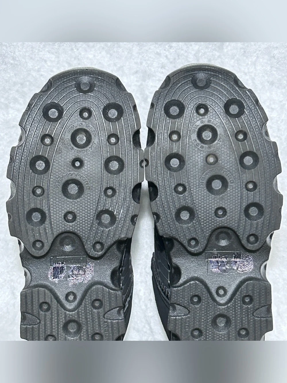 Timberland Pro Women’s Black Powertrain Sport Alloy Toe Work Sneaker Shoes SZ 8W